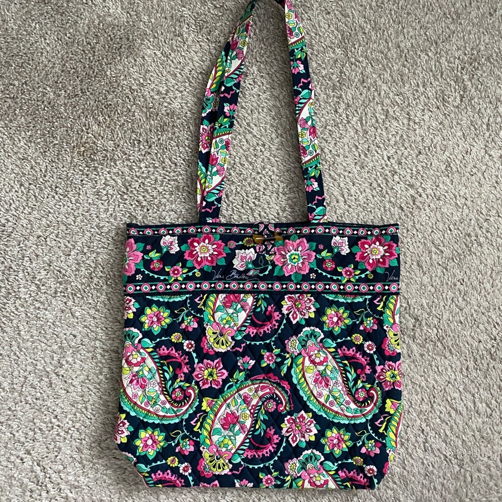 Vera Bradley Original Tote in Petal Paisley